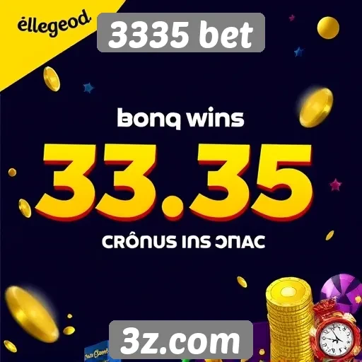 Promoções e bônus disponíveis na 3335 bet